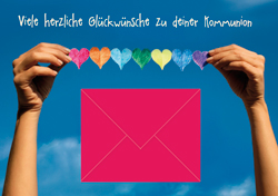 Doppelkarte - Kommunion