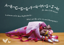 Doppelkarte - A B C D E F G ...