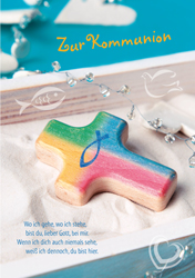 Doppelkarte - Zur Kommunion