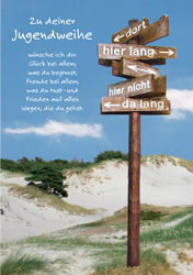 Doppelkarte - Zu deiner Jugandweihe
