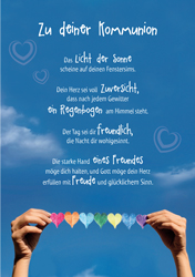 Doppelkarte - Zu deiner Kommunion