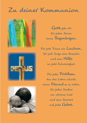 Doppelkarte - Zu deiner Kommunion