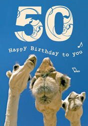 Doppelkarte - 50 | Happy Birthday