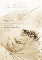 Doppelkarte - In stillem Gedenken