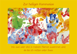 Doppelkarte - Kommunion