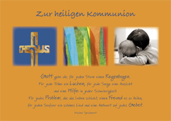 Doppelkarte - Kommunion