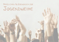 Doppelkarte - Jugendweihe