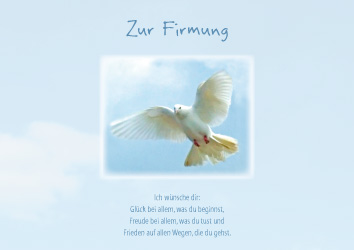 Doppelkarte - Firmung
