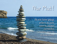 Midi Card - Nur Mut