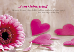 Doppelkarte - Zum Geburtstag