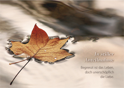 Doppelkarte - In stiller Anteilnahme