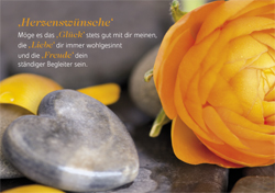 Doppelkarte - Herzenswünsche