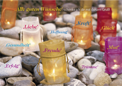 Doppelkarte - Alle guten Wünsche