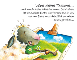 Effektkarte klein - Lebe deine Träume...