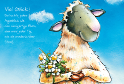 Effektkarte groß - Viel Glück
