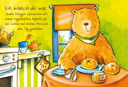 Effektkarte groß - Ich wünsch dir was