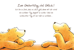 Effektkarte groß - Zum Geburtstag viel Glück
