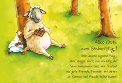 Effektkarte groß - Alles Gute zum Geburtstag