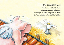 Effektkarte groß - Du schaffst es