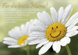 Postkarte - Für die beste Mama