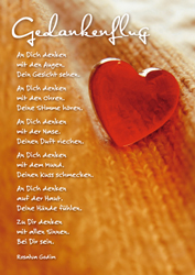 Postkarte - Gedankenflug