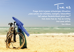 Postkarte - Tue es