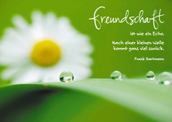 Postkarte - Freundschaft