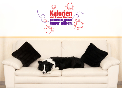 Wandtattoo - Kalorien
