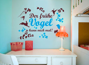 Wandtattoo - Vogel