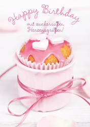 Postkarte - Happy Birthday