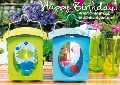 Postkarte - Happy Birthday