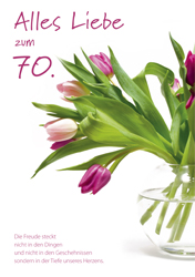 Maxi Card – 70. Geburtstag