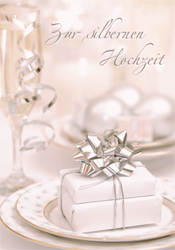 Maxi Card - zur silbernen Hochzeit