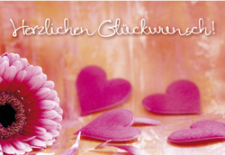 Mini Card - Herzlichen Glückwunsch