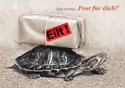 Postkarte - Eilt