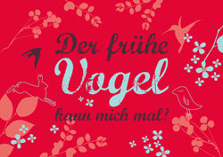Postkarte - Vogel