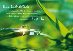 Postkarte - Lichtblick