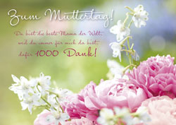Postkarte - Du bist die Beste