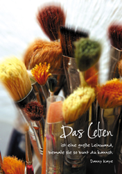 Postkarte - Das Leben