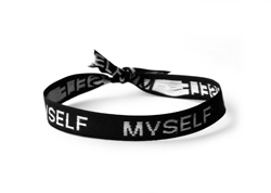 Armband - MYSELF schwarz