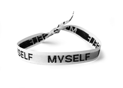 Armband - MYSELF weiß