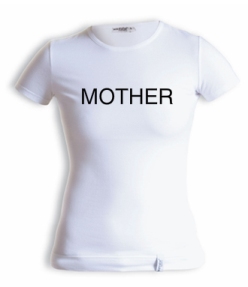 Shirt - MOTHER weiss Gr. L