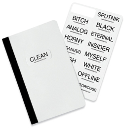 Mini Notizbuch weiss