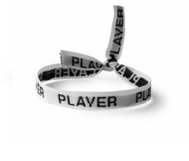 Armband - PLAYER weiß