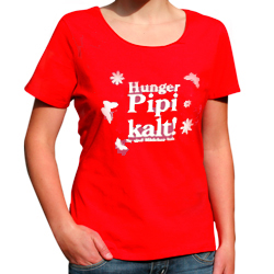 Shirt - Mädchen rot Gr. XXL